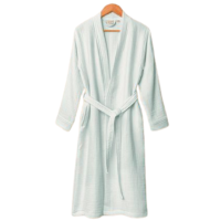 Mušelínový župan KIMONO svetlo modrý. 100% bavlna.