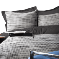 Exkluzívna žakárová posteľná bielizeň UMBRA GREY 200x220 / 4*50x70 cm.