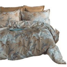 Obliečky z bavlneného saténu BOTANIST 140x200 / 70x90 cm.