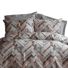 Obliečky z bavlneného saténu CARRERA 140x200 / 70x90 cm.