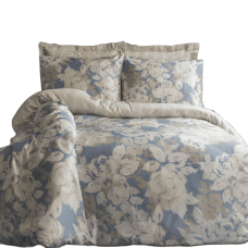 Obliečky z bavlneného saténu DECO ROSE 140x200 / 70x90 cm.