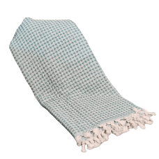 Deka WAFFLE GREEN 150x200 cm.