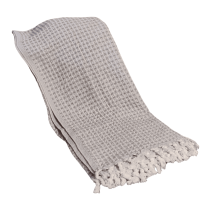 Deka WAFFLE LIGHT GREY 150x200 cm.
